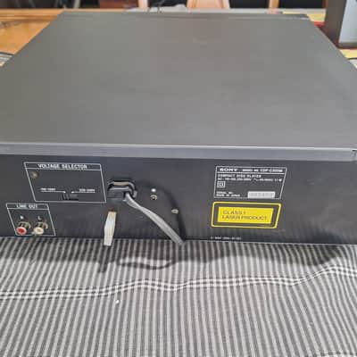 Sony CDP-C305M 1990 - Black painted metal image 8
