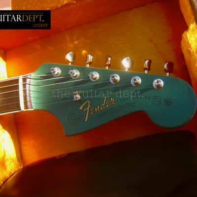 ♚AS NEW♚CRAZY RARE!♚ 2020 FENDER American Vintage Reissue JAZZMASTER USA ♚9.5" Radius !♚ '65 * 1965 ♚SHERWOOD GREEN METALLIC !!! ♚ 8.1 LBS image 7