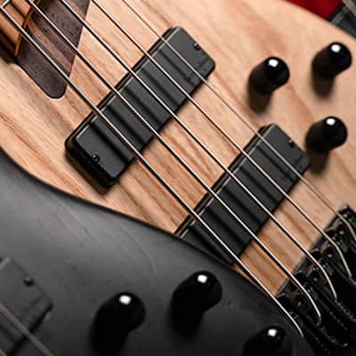 Cort B4ELEMENTOPN Artisan Series B4 Element Bass Guitar. Open Pore Natural image 10