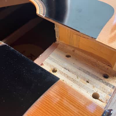 Kay K 550 70s 6 String Acoustic Guitar Body Made By Eko in Italy image 5