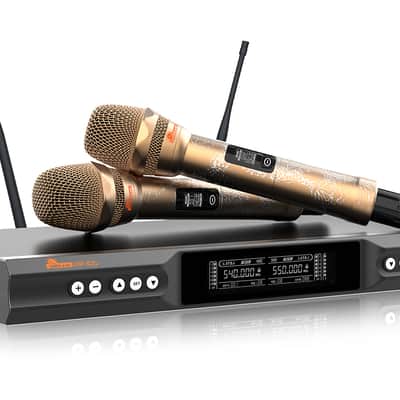 IDOLmain IP-6800 Mixing Amplifier And UHF-X2D Wireless Microphones Home Karaoke System image 5