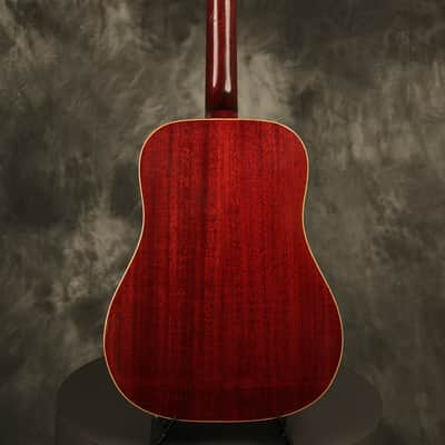 1966 Gibson B-45-12 string Dreadnought flattop acoustic Cherry Sunburst image 20