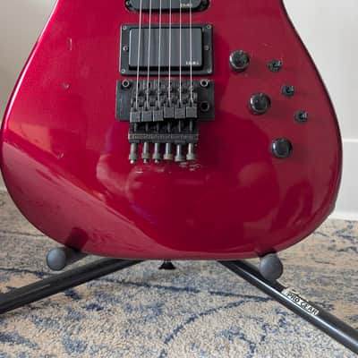 Charvel Model 4 – Late 1980s – Cherry Metallic – KH20 EMG Pickups – Excellent Player image 2