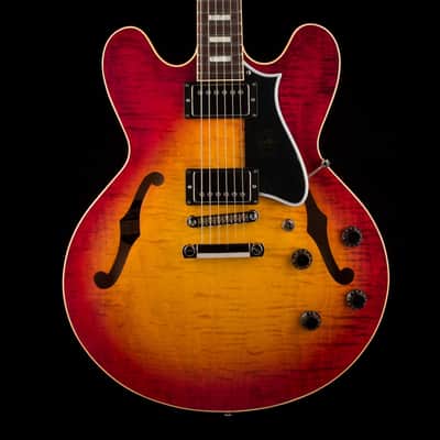Heritage Custom Core Collection H-535 Dark Cherry Sunburst with Case - Serial # HC1231030 image 1