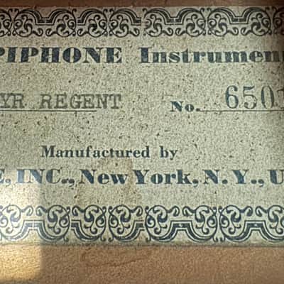 Epiphone Zephyr Regent with New York Pickup 1953 - Natural Blonde image 19