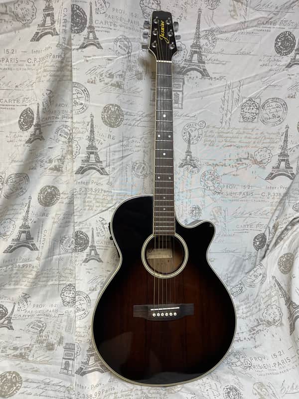 1991 Jasmine by Takamine ES99C Trans Brown Finish Made in Korea