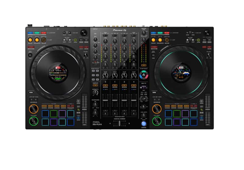 Pioneer DJ DDJ-FLX10 4-channel DJ controller for rekordbox and Serato DJ Pro Display Model image 1