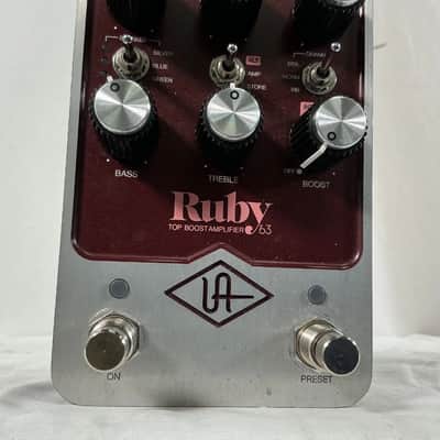 Universal Audio Ruby ’63 Top Boost Amplifier - Ruby / Silver image 5