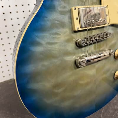 Epiphone Les Paul Standard Plus Top PRO 2012 - 2019 - Translucent Blue image 4