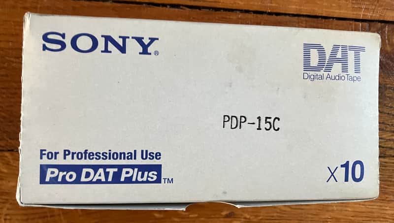 Sony PDP-15C x10 NOS DAT Tapes image 1