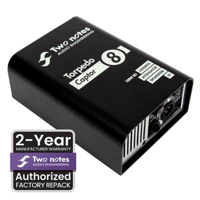 Two notes  Factory Repack | Captor (8ohm) | Compact Analog Reactive Load Box, Attenuator & Amp DI / Grade B image 1