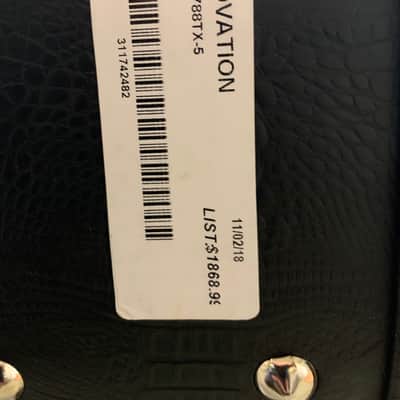 Ovation 1788TX-5 Elite 8 string Mid Bowl Black Acoustic Electric Guitar w/ Case image 14