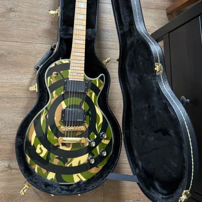 Epiphone Zakk Wylde Signature Les Paul Custom 2003 - 2015 - Camouflage with Bullseye image 1