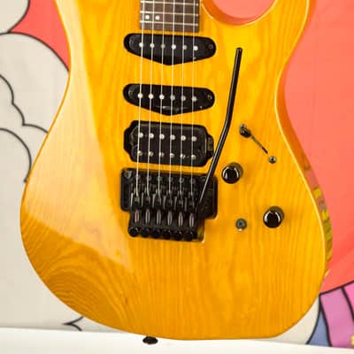 1992 USA Hamer Centaura Electric Guitar, Ash Body, Aztec Gold, Boost Preamp image 5