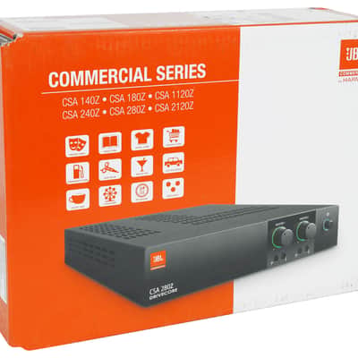 JBL CSA 140Z Commercial 70v Amplifier Amp+(4) 5" Black Ceiling Speakers CSA140Z image 11