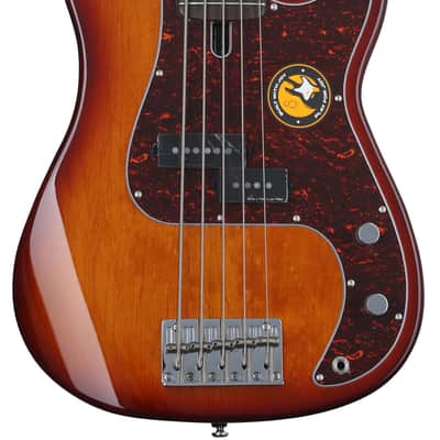 Sire Marcus Miller P5R 5-string Bass Guitar - Tobacco Sunburst image 1