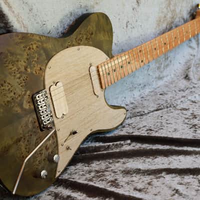 GB Liuteria Traditional Tele vegatrem - green poplar image 11