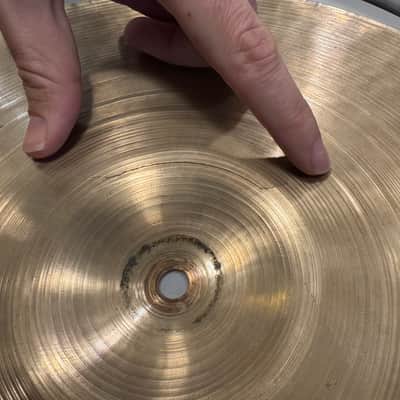 Zildjian 12" A. Zildjian Transition Stamp Hi-Hat Cymbals (Pair) 1946 - 1953 - Traditional image 9