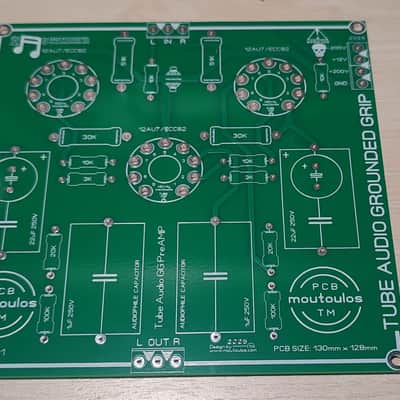 Tube Audio Stereo PreAMP PCB Grounded Grid (GG) image 8