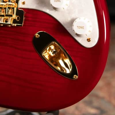 Fender Richie Kotzen Stratocaster, Maple Fingerboard Electric Guitar - Transparent Red Burst with Gig Bag - Demo image 10