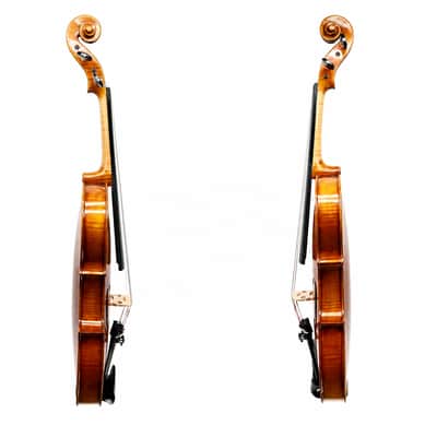 4/4 Handmade Strad Violin Outfit Italian Spruce European 1pc Flamed Maple Back image 3