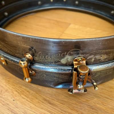 Ludwig  Black Beauty 14x4 Snare Drum  Vintage 20s Dance Model image 18