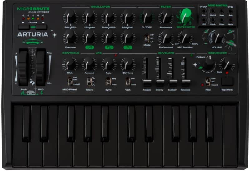 Arturia MicroBrute UFO Edition Midi Controller image 1