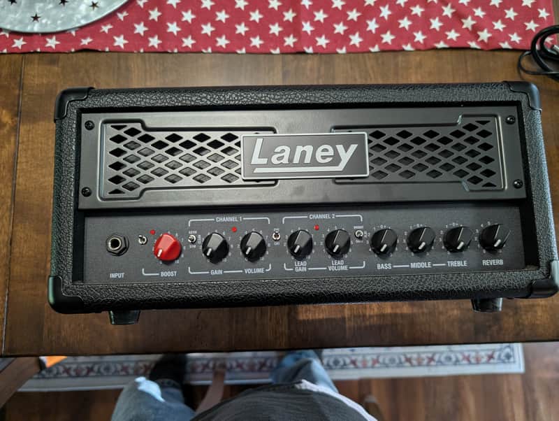 Laney IRF-DUALTOP Ironheart Dualtop 2-Channel 60-Watt Guitar Amp Head 2023 - Present - Black image 1