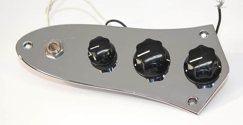 Vintage Fender Jazz Bass Control Plate and Wiring Harness image 1