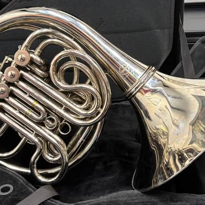 French Engineer Maxtone Double French Horn, Silver Finish image 1