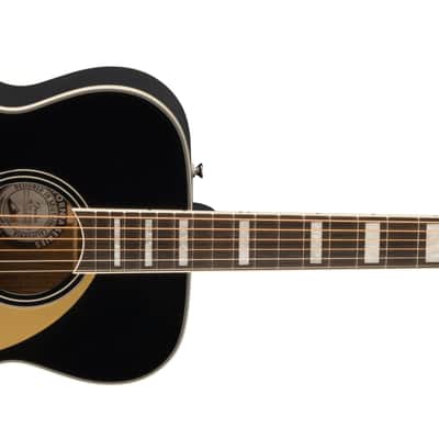 FENDER - California Vintage Malibu with Case  Gold Pickguard  Matching Headstock  Black - 0971022306 image 3