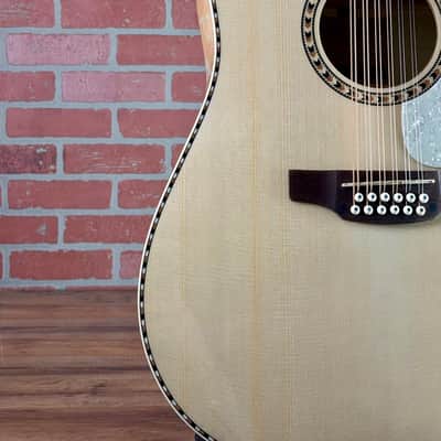Takamine GD74CE-12U Dreadnought Cutaway 12-String Acoustic-electric Guitar - Gloss Natural image 3