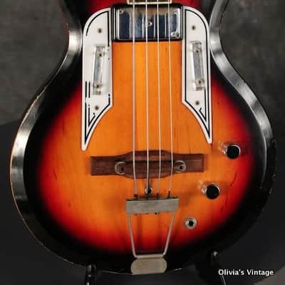 Airline/Valco/Supro Pocket Bass 1962 Sunburst image 1