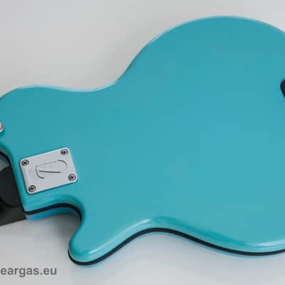Italia Mondial Classic Bass, Italia blue, semi-hollow, Piezo Bridge , Resoglass top, made in Korea image 6