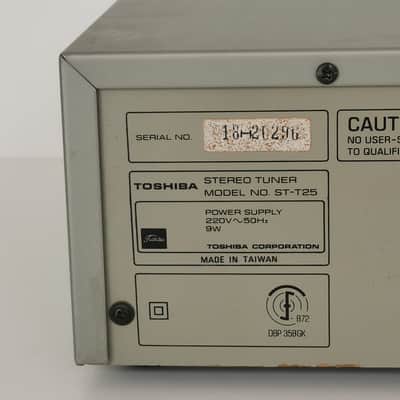 TOSHIBA ST-T25 – Tuner Stereo Hi-Fi Vintage AM/FM image 11