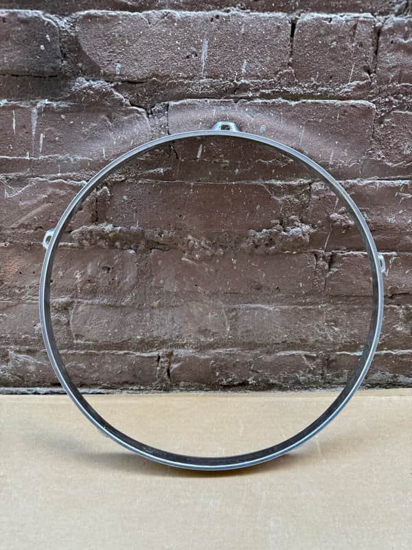 Unbranded 13" 5-Lug Chrome Drum Hoop Rim - Used, Good Condition image 1