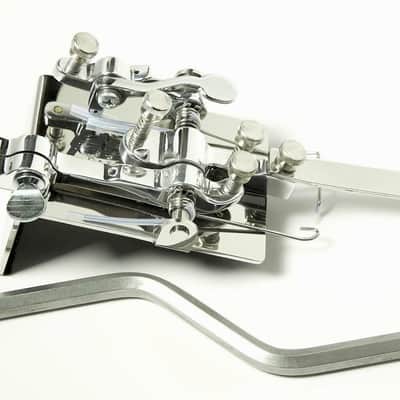 Hipshot B-Bender String Bending with Drop D and G Palm Lever, Chrome 10300C image 6