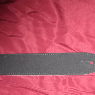 new with tags very near A+ Perri’s Leathers Ltd BM2-NKL 2" Soft Italian Premium Leather Nickel (light gray) / Suede Black Guitar Strap - main side is Nickel Leather / other side is Black Suede (can be reversed) - adjustable length of 35" to about 50" image 21