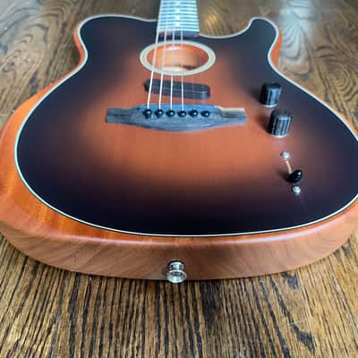 2023 Fender American Acoustasonic Telecaster - Sunburst w/ Fender Gig Bag image 5