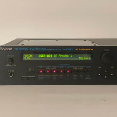 Roland JV-1080 with New internal battery 64-Voice Synthesizer Module 1994 - 2001 - 90s y2k Made in Japan Worldwide Shipment image 2