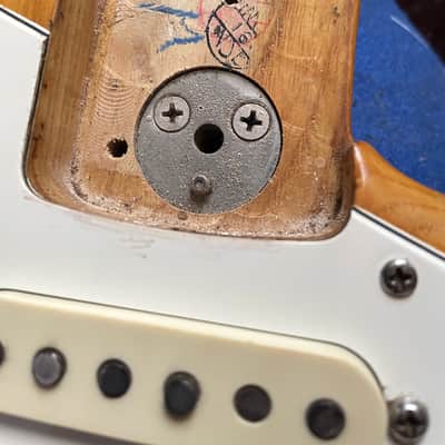 100% Original 1974 Fender Stratocaster very rare Natural + Rosewood combo image 11