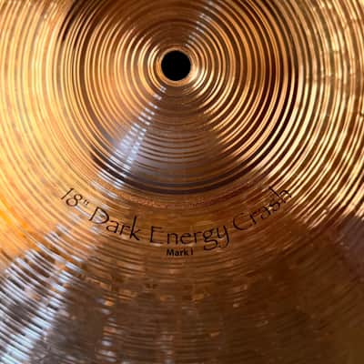 PAISTE DARK ENERGY CRASH 18” IMMACULATE Shape! 1494 g Beautiful! DON’T Pay $614! image 4
