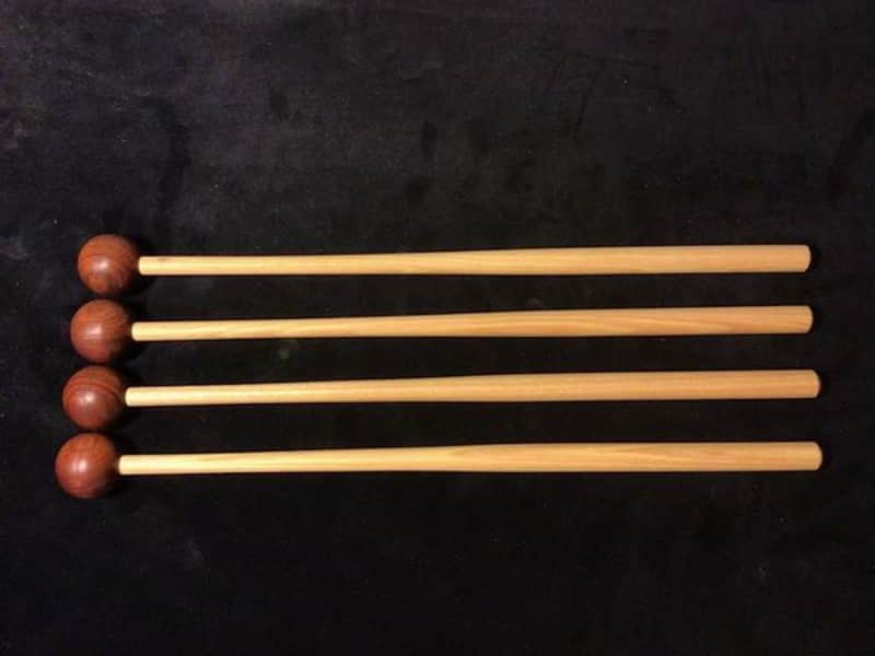 Rohema Percussion - Percussion Mallets Xtra-Hard 30MM Ball (Made in Germany) 2 Pairs image 1