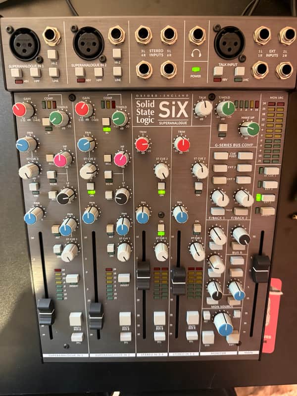 Solid State Logic SiX 4-Channel Analog Mixer 2019 - Present - Black image 1