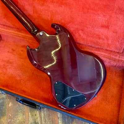 Greco SG EB-3 bass guitar c 1970's Cherry long scale eb3-L | Reverb