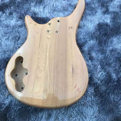 Bass Guitar Basswood Body with Glossy Natural Finish image 2