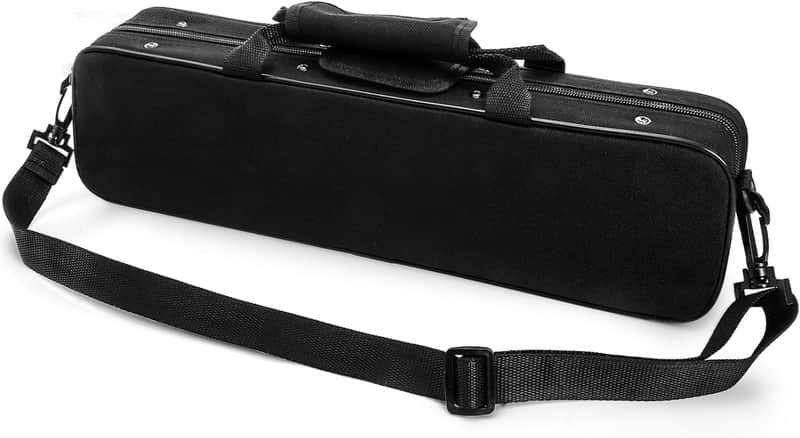 Flute Case, Flute Bag Hard Shell with Adjustable Shoulder Strap, Clarinet Case Carrying Bag Hard for 16 Holes Flute image 1