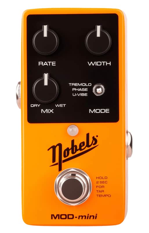 Nobels MOD-mini Stereo Modulation Pedal - Tremolo Phaser U-Vibe