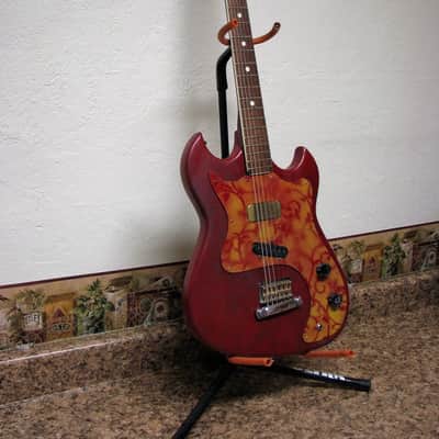 Kay Vanguard 1963 Blood red, Fire yellow, snakeskin image 5