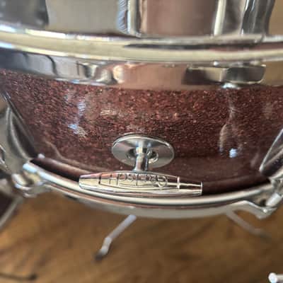 Gretsch 60’s Progressive Jazz Burgundy Sparkle Drum Set image 10